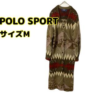 ★即決★送料無料★匿名発送★中古★ POLO SPORT ラルフローレン ロングカーディガン ネイティブ ナバホ柄