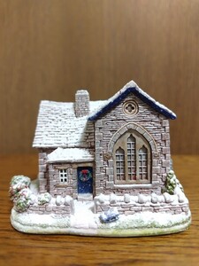 リリパットレーン　LILLIPUT LANE「 BORROWDALE SCHOOL」　 クリスマス☆置物　雪　ミニチュアハウス　英国