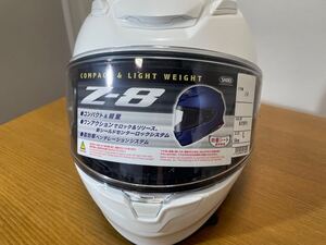 SHOEI Z-8 フルフェイス　ヘルメット　ルミナスホワイト　 サイズL 