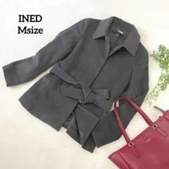 INED イネド　Msize アウター　コート　グレーセレモニー　フォーマル