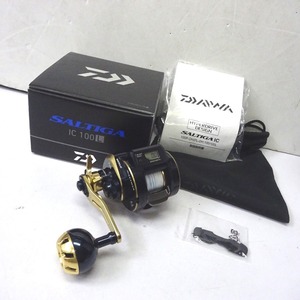 Ft1165721 ダイワ リール ベイトリール 左巻き 21ソルティガ IC 100L 00631503 Daiwa 中古