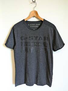 美品 G-STAR RAW ジースターロウ プリントTシャツ カットソー M