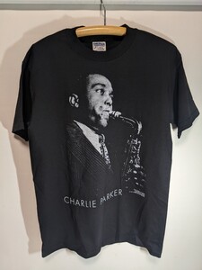 新品未使用自宅保管 Charlie Parker Jazz Tee チャーリーパーカー ジャズ シャツ Tシャツ t-shirts サイズ:M gildan ultra cotton 