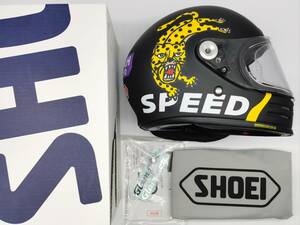 SHOEI ショウエイ Glamster CHEETAH CUSTOM CYCLES グラムスター チーターカスタムサイクルズ BLACK/YELLOW マットカラー XLサイズ