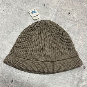 新品 Basiguenti ベーシックエンティ ニット帽 ビーニー ワッチ　　SHORT ROLL WATC ニットキャップ CAP 帽子 無地 単色 タグ付き YL752