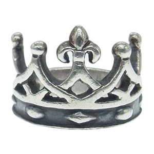 ROYAL ORDER ロイヤルオーダー TESS TIARA テス ティアラ クラウン リング シルバー系 11号【中古】