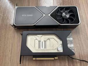 Nvidia RTX3080 Founders Edition 10GB 本格水冷仕様