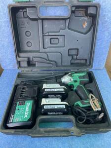 makita M697D、BL1413G 充電式インパクトドライバーケース付 フルセット 電動工具 /動作未確認 【1円～】ジャンク