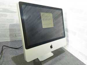 【現状品】T111 Apple imac デスクトップ A-1224 iMac20/2.4HZ/メモリー3GB/250GB 20インチ 通電OK