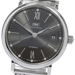 IWC IWC SCHAFFHAUSEN IW458110 ポートフィノ オートマティック 37 12Pダイヤ 自動巻き ボーイズ _845011