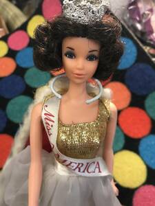 ヴィンテージバービー☆Walking Miss Amerika #3200 人形☆レトロ、ウォーキング　ミスアメリカ、vintagebarbie