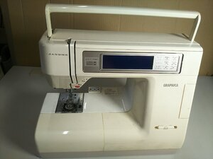 ★JANOME ジャノメ ミシン GRAPH/CA MODEL 8000 中古品 #01Z2886b30