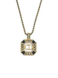 Christian Dior◆ネックレス/-/カラーストーン/GLD/トップ有/レディース