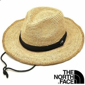 新品 ノースフェイス THE NORTH FACE ストローハット Raffia Hat ラフィアハット サファリハット NN01554 麦わら帽子 廃盤