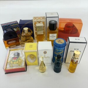 F204-□ Christian Dior VERSACE CHANEL NINA RICCI Angel Heart 他 香水 箱付き 10点 セット 3.5ml-100ml