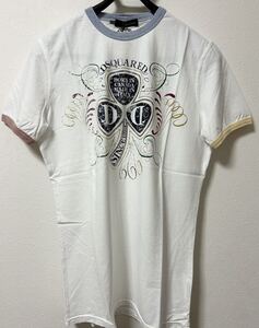 【新品タグ付】Dsquared2ディースクエアード半袖Tシャツ /イタリア製/Mサイズ/綿100%