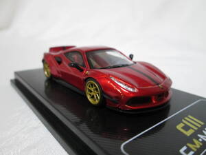 CMMODEL　1/64　リバティーウォーク　フェラーリ488　Widebody　Red【新品】