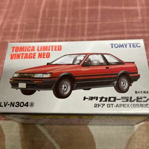 トミカリミテッド ヴィンテージ ネオ トヨタ カローラレビン　2ドア GT-APEX（85年式）　外箱未開封