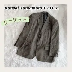 Kansai Yamamoto T.I.O.N. テーラードジャケット グレー