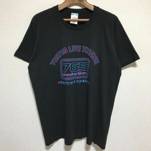 [即決古着]二次元COSPA(コスパ)/アイドルマスター ミリオンライブ!/765ライブシアターTシャツ/ブラック/XLサイズ