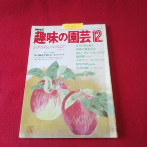 M7i-057 NHK 趣味の園芸 昭和58年12月号 No.129 福寿草の咲かせ方 大ギクづくり6 冬の花壇づくり 正月の寄せ植え 冬の鉢花を楽しむ