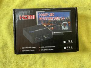 1×2 HDMI スプリッター 1080P 3D VER 1.4 未使用品開封品