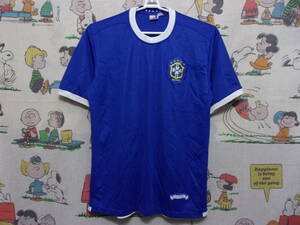 BRASIL 11 ユニフォーム size L-XL位 ブラジル ゲームシャツ ネイマール ロナウジーニョ ロマーリオ サッカー ウエア 送料250円or370円~