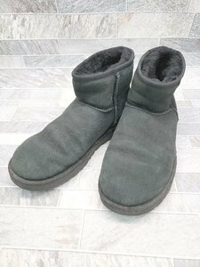 ■ UGG アグ 1016222 クラシック ミニ ショート ムートンブーツ サイズ25.0cm ブラック レディース P