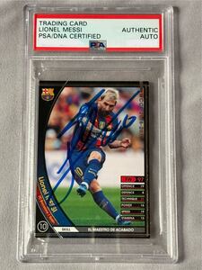 Lionel Messi 2015-16 Panini WCCF Soccer ON CARD AUTO 直書き 直筆サインカード PSA鑑定済 メッシ バルセロナ 激レア