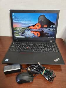 774 Lenovo ThinkPad L580 Core i5 第8世代 (8250U)◆RAM8GB◆ M.2 SSD256GB◆15.6インチ Full HD◆Win10 PC◆Office2021 ノートパソコン