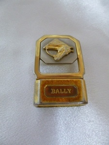 ■【YS-1】 バリー BARRY ■ 馬柄 バックル ■ ゴールド系 幅約3.2cm ■ 刻印有 イタリア製 ■【東京発 手渡し可能】■J