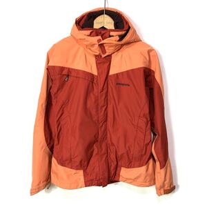 ■女性用 patagonia パタゴニア GORE-TEX XCR ゴアテックス 裏地メッシュ フード付き マウンテンパーカー ナイロン ジャケット/古着 S■