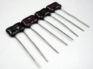 ★☆（管CA002）Sangamo マイカコンデンサ680pF 4個セット / NOS Silvered Dipped Mica Capacitors 4pcs☆★