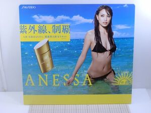 2-F【非売品｜販促POP｜ポップ｜パネル】資生堂 アネッサ ANESSA　両面パネル　蛯原友里　50*45㎝