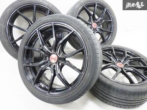 RAYS レイズ グラムライツ 57FXX ホイール 18インチ 7.5J +50 5穴 4本 PCD114.3 225/40R18 S001 DC5 FD2 シビック インテグラ ★ 棚1H21