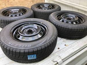 ホンダ純正 14inch × 185/65R14 PCD100 4穴 インテグラ エアウェイブ オルティア シビック ドマーニ モビリオ スパイク スタッドレス