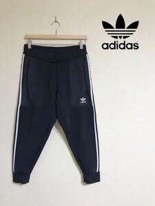 【美品】 adidas originals BF KNIT TP アディダス オリジナルス ジャージ トレーニング パンツ ボトムス サイズM 黒 白ライン DH5760