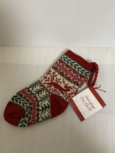 DEAN & DELUCAディーン&デルーカ ホリデーソックスのみ/コレクション等/Holiday Sox Gift/クリスマス/靴下/タグ経年/USED/少しお香臭