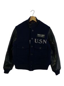 Buzz Rickson’s◆USN/JAMES H MOUTH/A-1 TYPE/BR11332/スタジャン/ウール/NVY