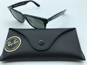 【廃盤】【美品】Ray-Ban サングラス WAYFARER ウェイファーラー RB2140-A 5418/黒/20241027