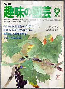 NHK 趣味の園芸 昭和55年 9月 木立ち性ベゴニア ガーデニング 盆栽 花壇 菜園