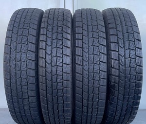 24110409　　スタッドレス　【送料無料】　DUNLOP　WINTER MAXX　145/80R13　75Q　19年製　4本