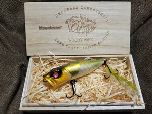 ★Megabass★CARROZZERIA WOODY POPX メガバス カロッツェリア ウッディ ポップX HABU 新品 Length 65.5mm Weight 1/4oz ポッパー 伊東由樹