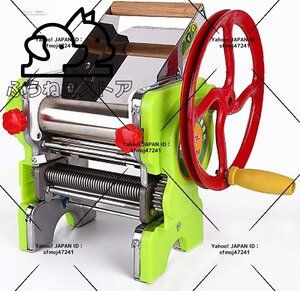新品推薦★ 製麺機 麺機 手動 パスタメーカー 厚さ幅調節可能 0.5-4ｍｍ ステンレス製 そば/うどん/生パスタ/中華麺 餃子/肉まんなど家庭