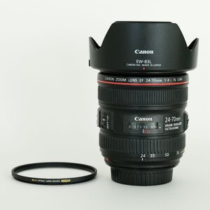 [美品｜フィルター付] Canon EF24-70mm F4L IS USM / キヤノンEFマウント / フルサイズ