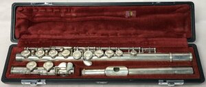 管理番号=e0751693【中古】YAMAHA FLUTE YFL-211S JUNK ヤマハ フルート ジャンク 現状渡し シリアルNo.057394