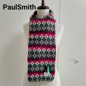 【新品】PaulSmith/ポールスミス/アーガイルマフラー