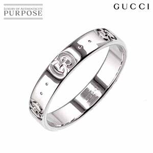 グッチ GUCCI アイコン #17 リング K18 WG ホワイトゴールド 750 指輪 Icon Ring 90223493