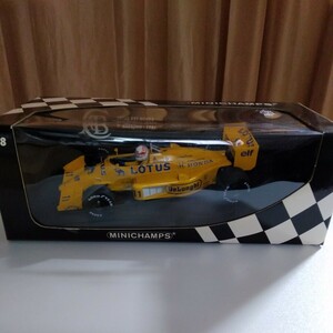 展示　保管品　MINICHAMPS LOTUS HONDA S.Majajima 1987 1:18