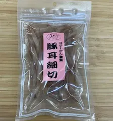 【大容量】みちのくファーム 【特価商品】 25/01 豚耳細切 1kg(500g×2) 犬用 phkg ペット おやつ